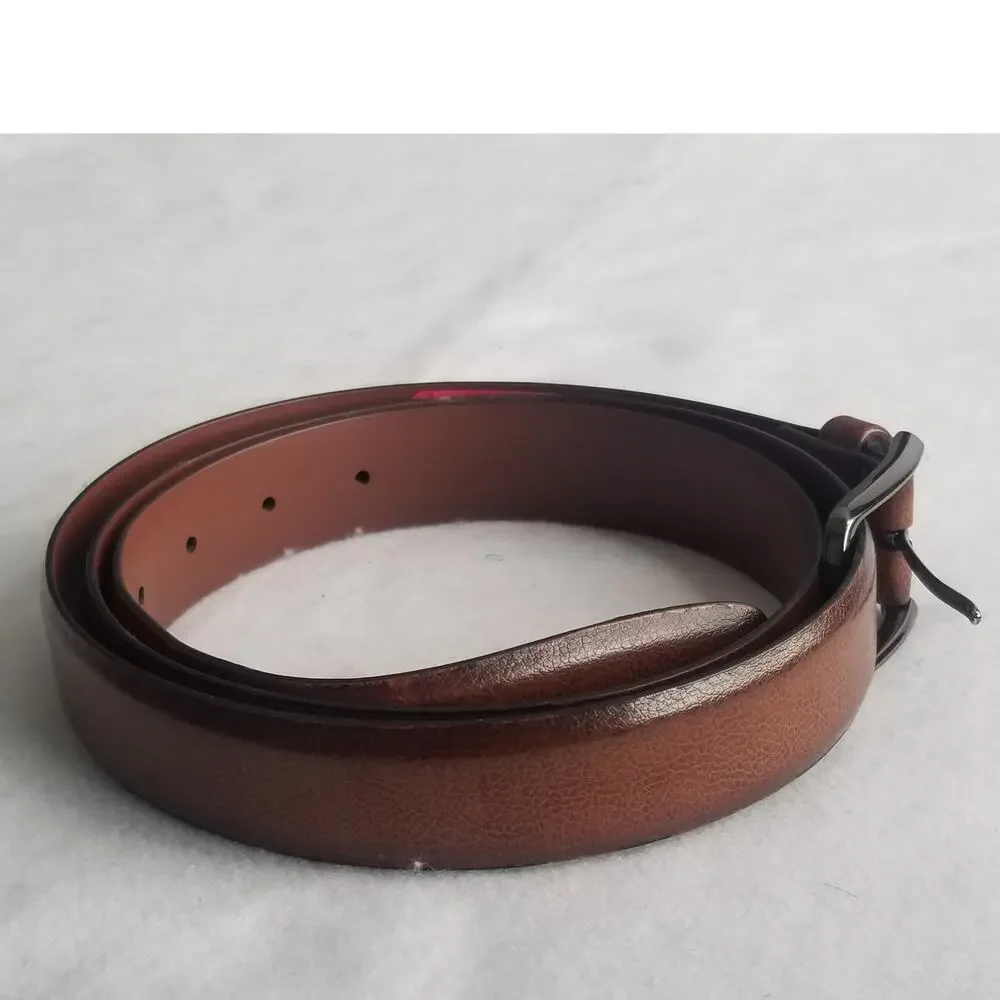 Perry Ellis Portfolio Leather Belt, Genuine Leather, Size 46/115